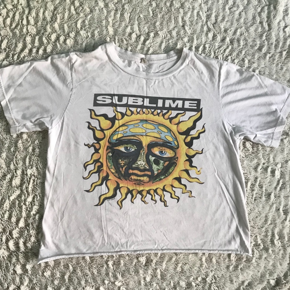 Concert Tee crop top